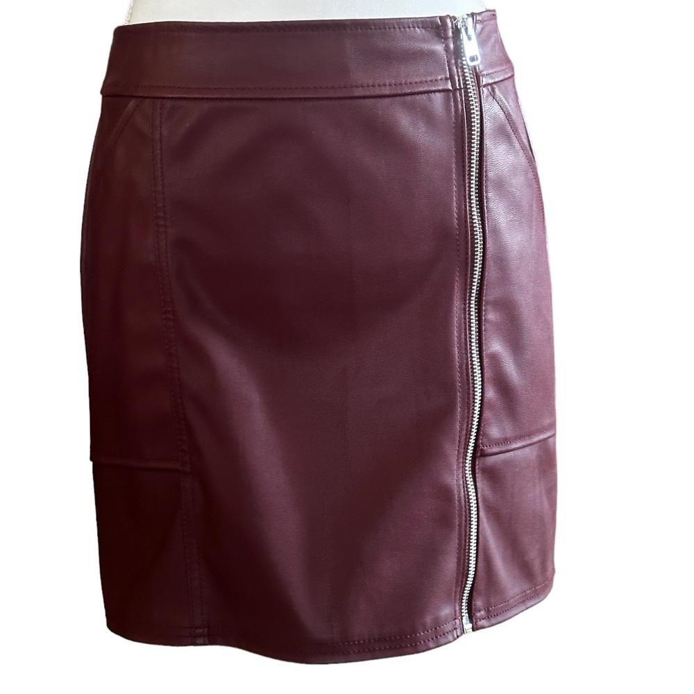 Express Faux Leather Skirt